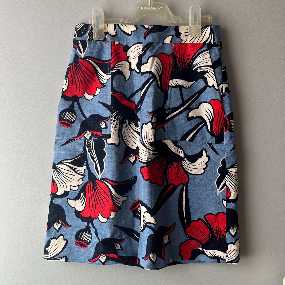 Jcrew Floral Skirt (NWOT)